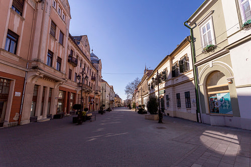 Old street in Kaposvár