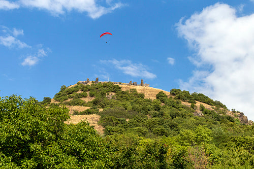 Ruins of the castle of Csobánc
