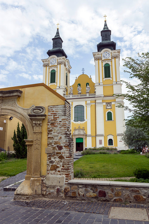 St. Stephen Cathedral in Szekesfehervar, Hungary