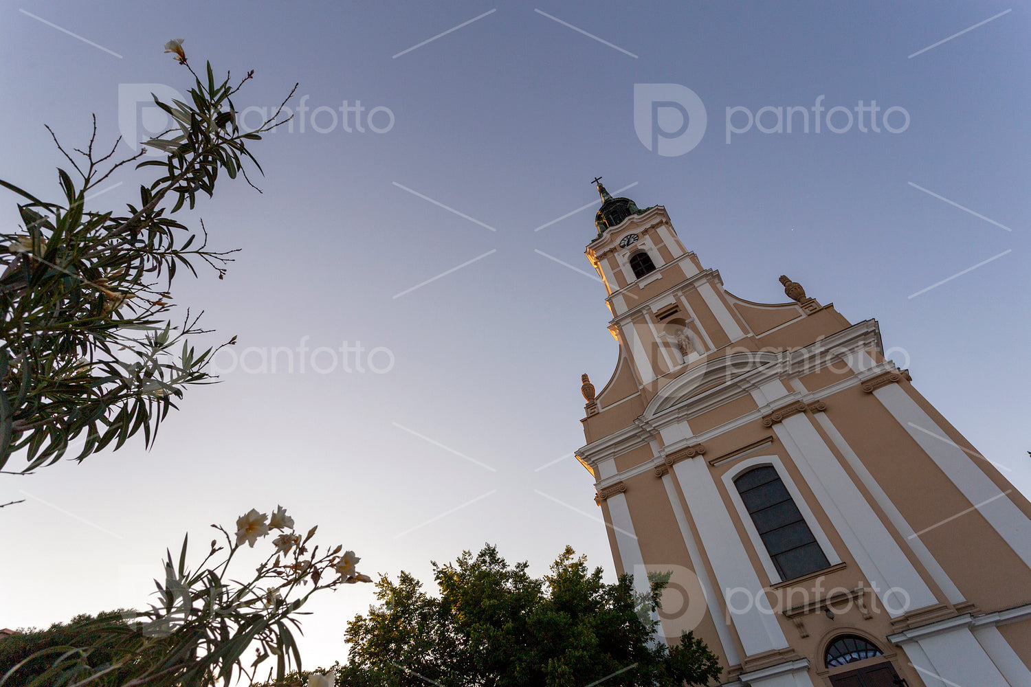 Catholic church in Szekszard, Hungary