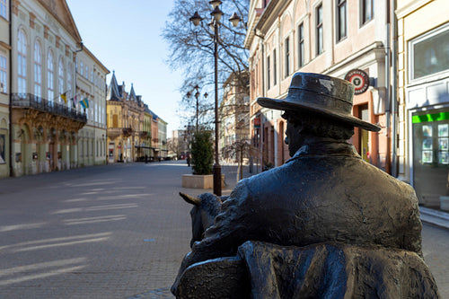 Statue of József Rippl-Rónai in Kaposvár