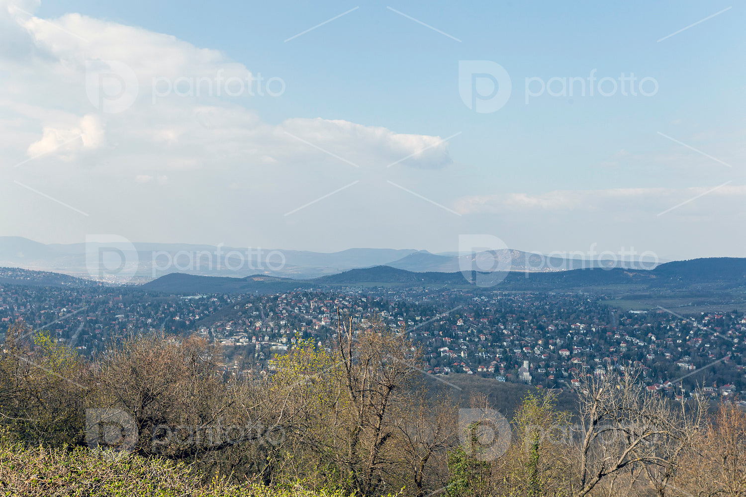 View of Budapest from the Buda hills