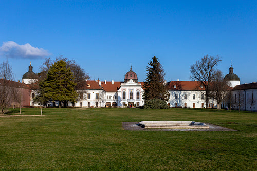 The garden of the Royal Palace of Godollo