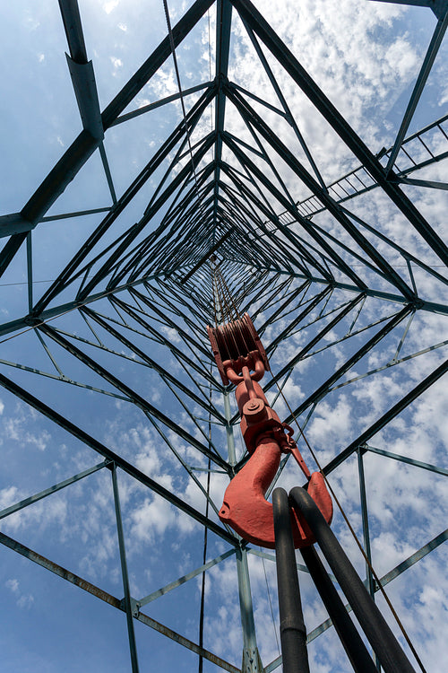 Oil rig at the Hungarian Oil and Gas Museum