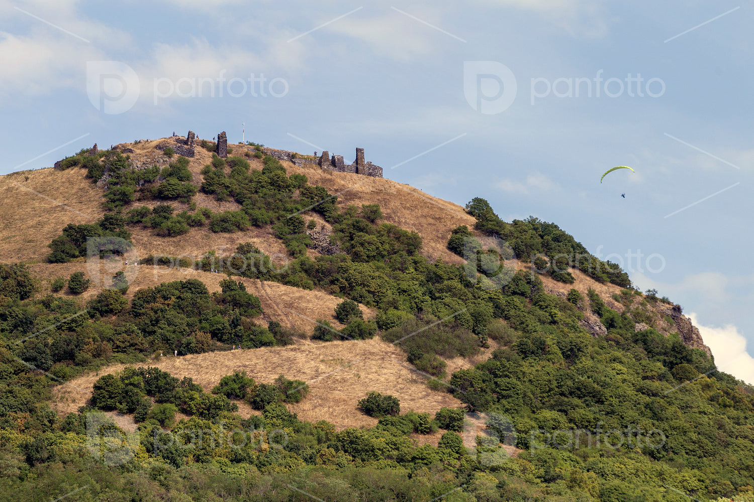 Ruins of the castle of Csobánc