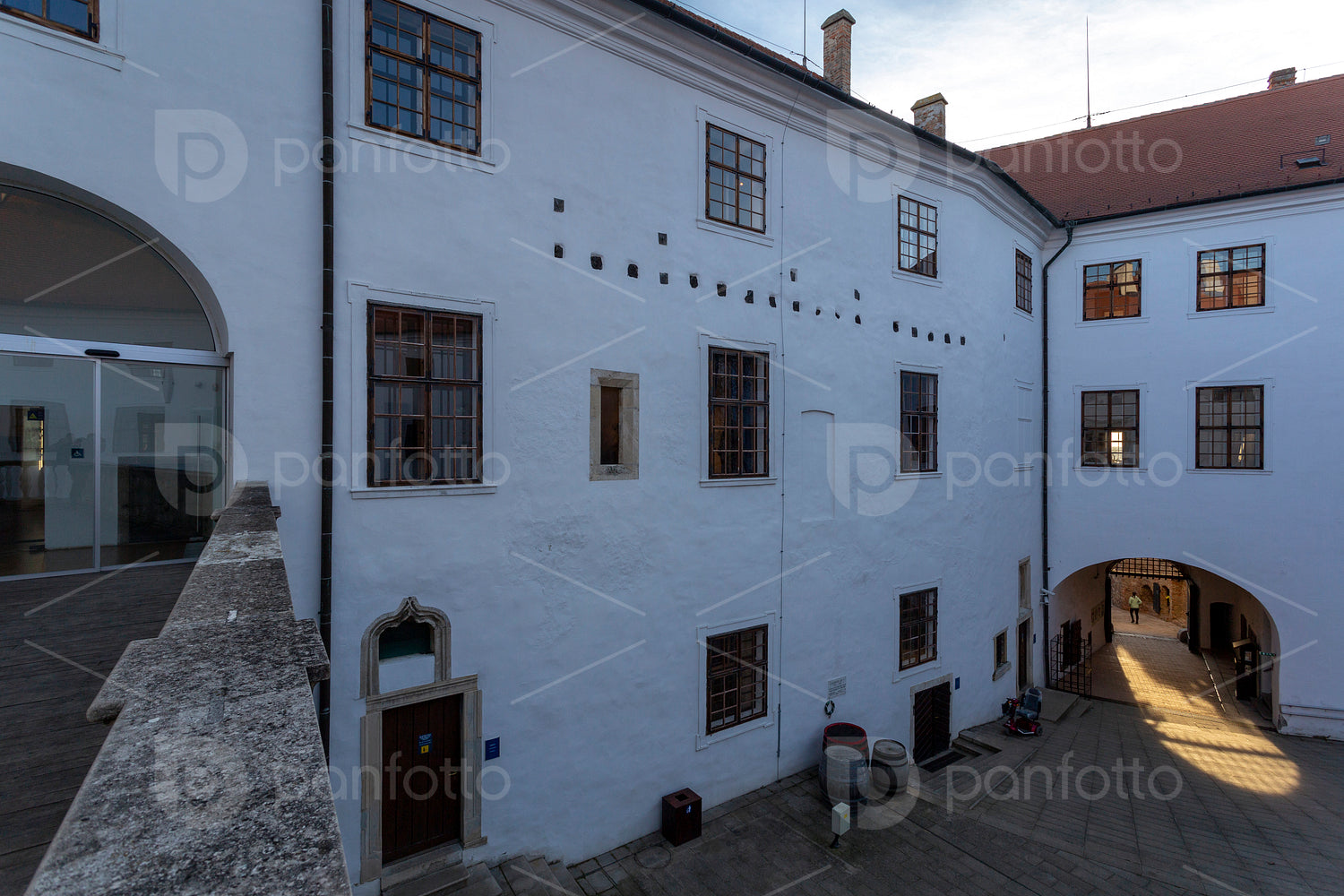 Castle of Siklos on a sunny winter day.