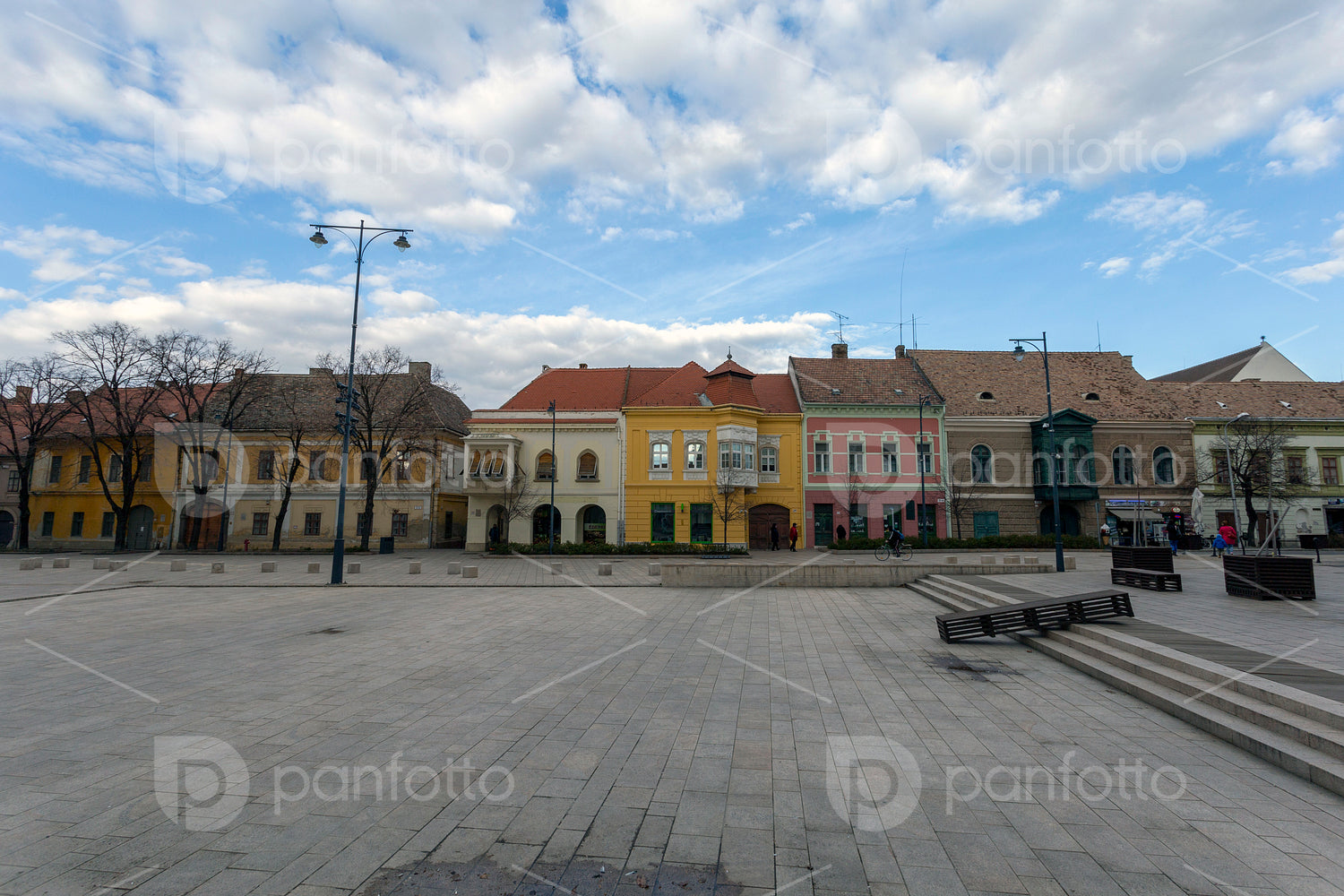 Old downtown of Pápa