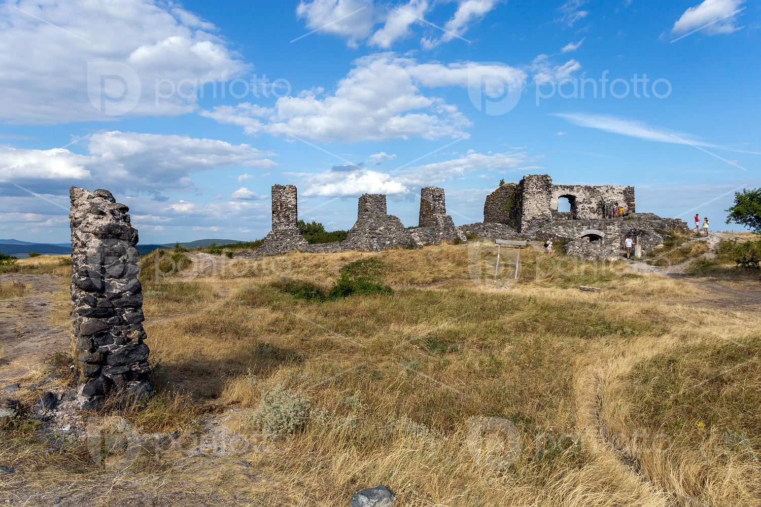 Ruins of the castle of Csobánc