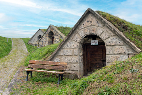 Wine cellars in Hercegkút