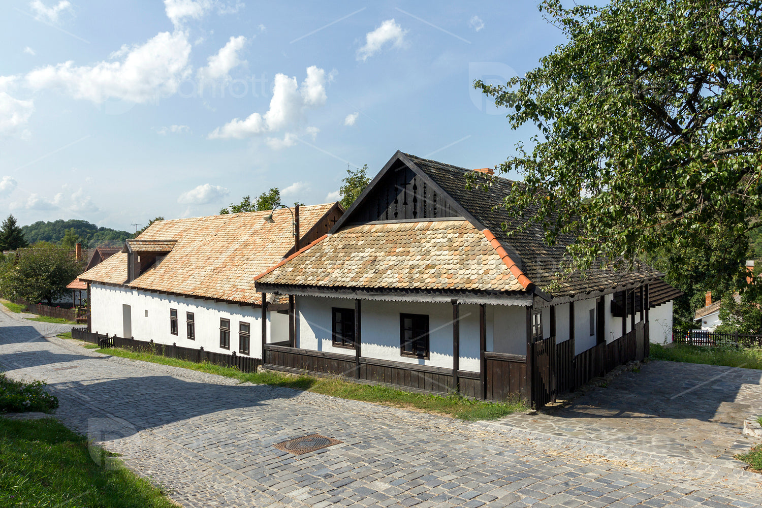 Traditional village house in Hollókő