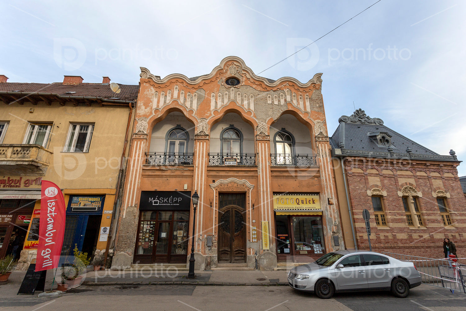 Art nouveau building in Székesfehérvár