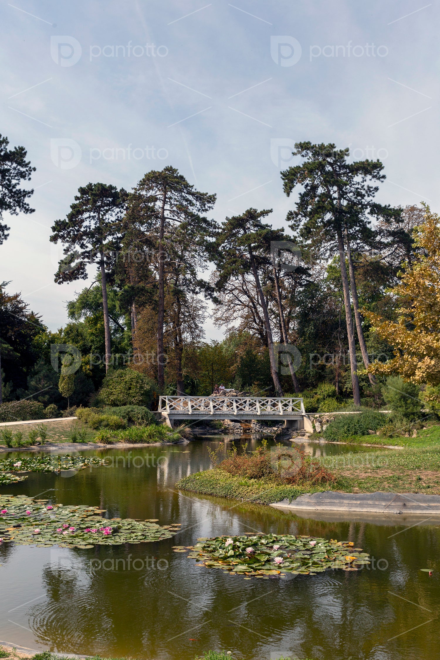 The garden of the Festetics Palace in Keszthely