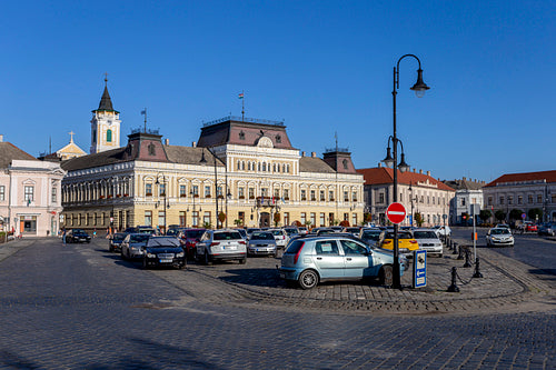Town hall in Baja, Hungary