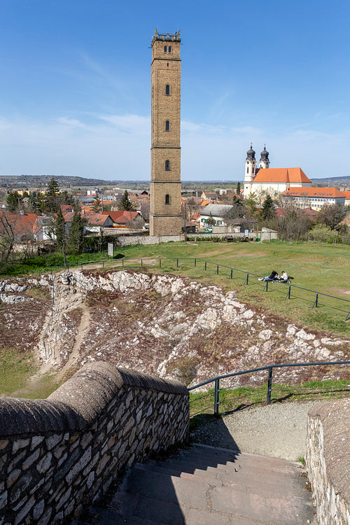 Fellner Jakab lookout tower in Tata