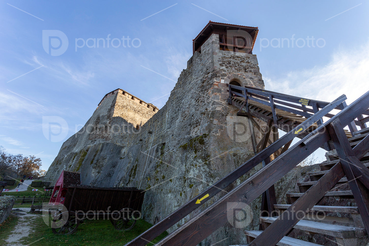 The Citadel castle of Visegrád