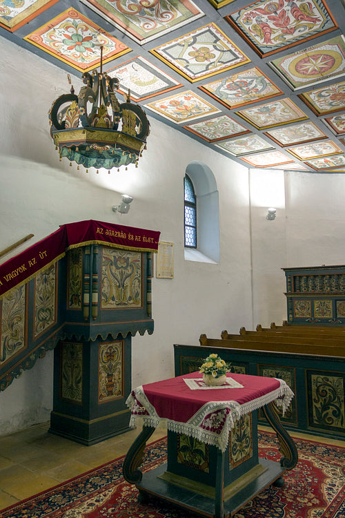 Cassette ceiling in Szenna