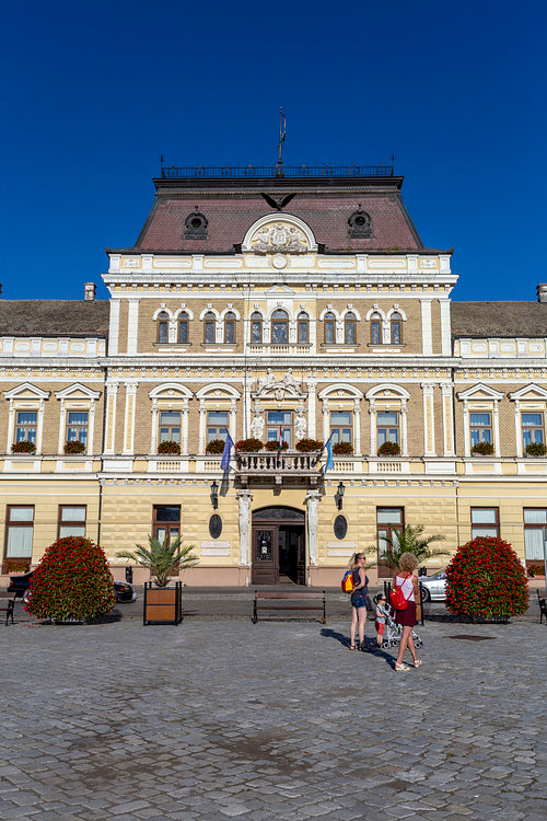 Town hall in Baja, Hungary