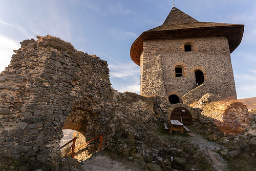 Castle of Somoskő on the border of Hungary and Slovakia