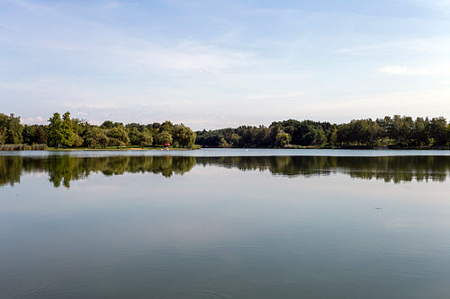 The Gébárti-tó in Zalaegerszeg
