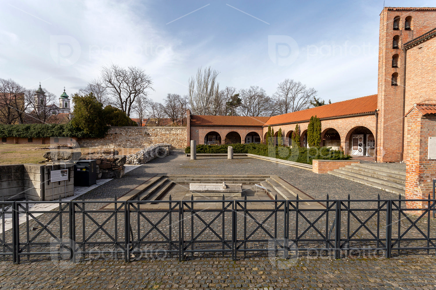 "Ruin Garden" Ruins of the medieval church founded by St Stephen