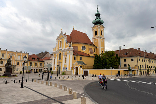 Carmelite church in Gyor, Hungary