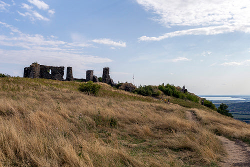 Ruins of the castle of Csobánc