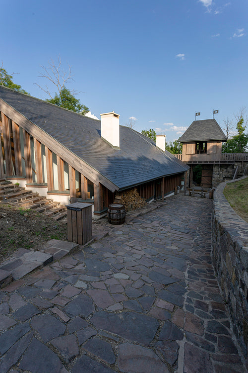 Courtyard of the castle of Füzér