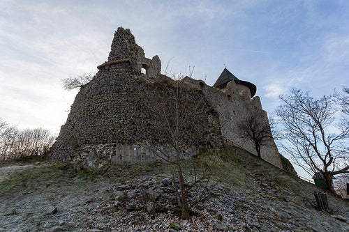 Castle of Somoskő on the border of Hungary and Slovakia