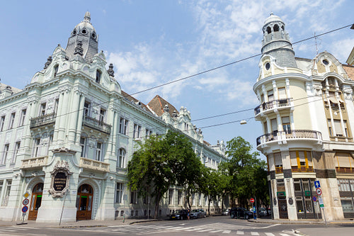 The so called Vasalóház (flatiron building) in Szeged