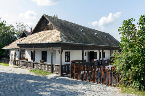 Traditional village house in Hollókő
