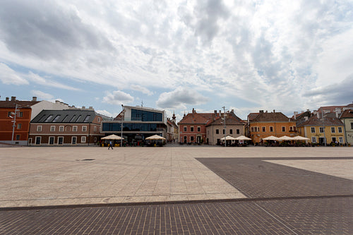 Town square in Gyor