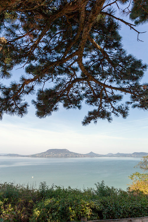 Lake Balaton view from Fonyód, Hungary.
