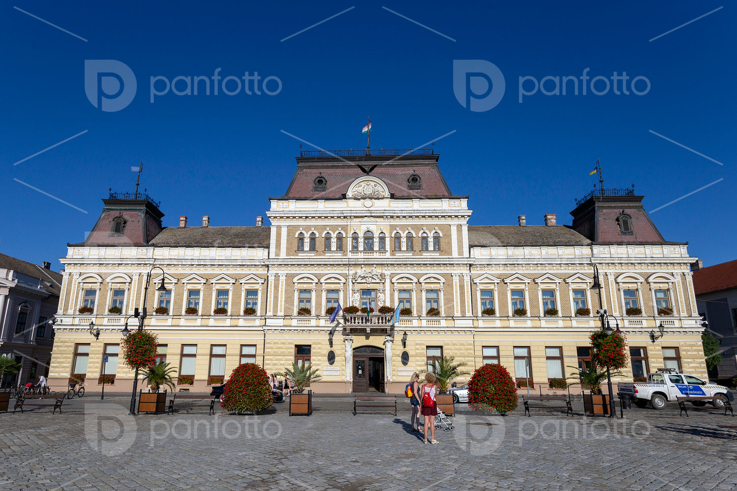 Town hall in Baja, Hungary