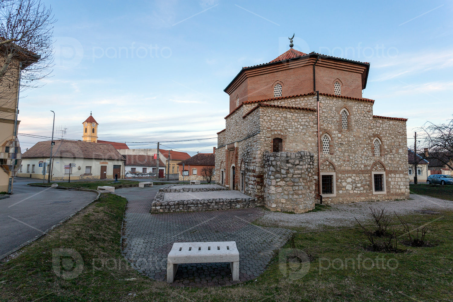 Malkocs Bej Mosque in Siklos, Hungary.