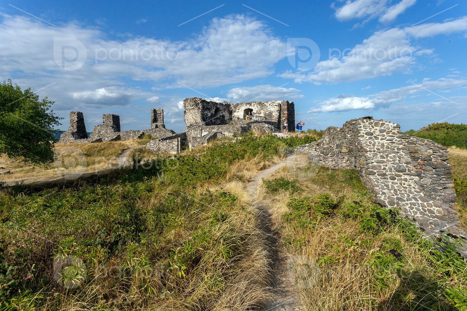 Ruins of the castle of Csobánc