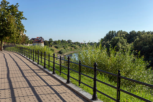 Sugovica (Danube) riverbank in Baja, Hungary