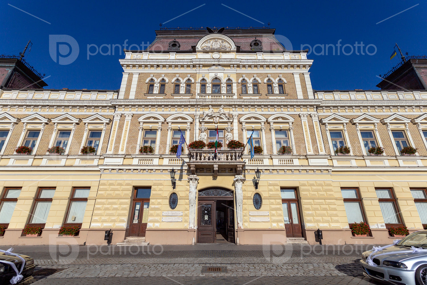 Town hall in Baja, Hungary