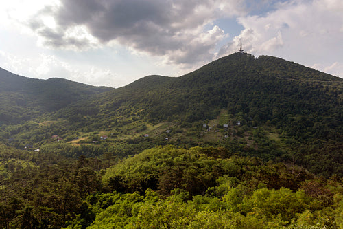 The lookout tower of Magas-hegy in Sátoraljaújhely