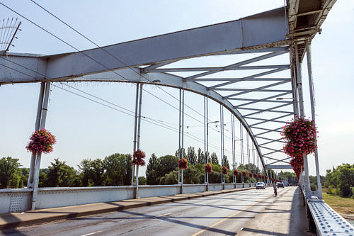Downtown bridge (Belvárosi híd) in Szeged