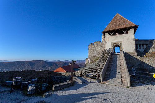 The Citadel castle of Visegrád