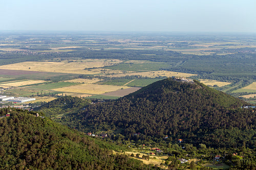 Castle of Sátoraljaújhely in the Zemplén mountains