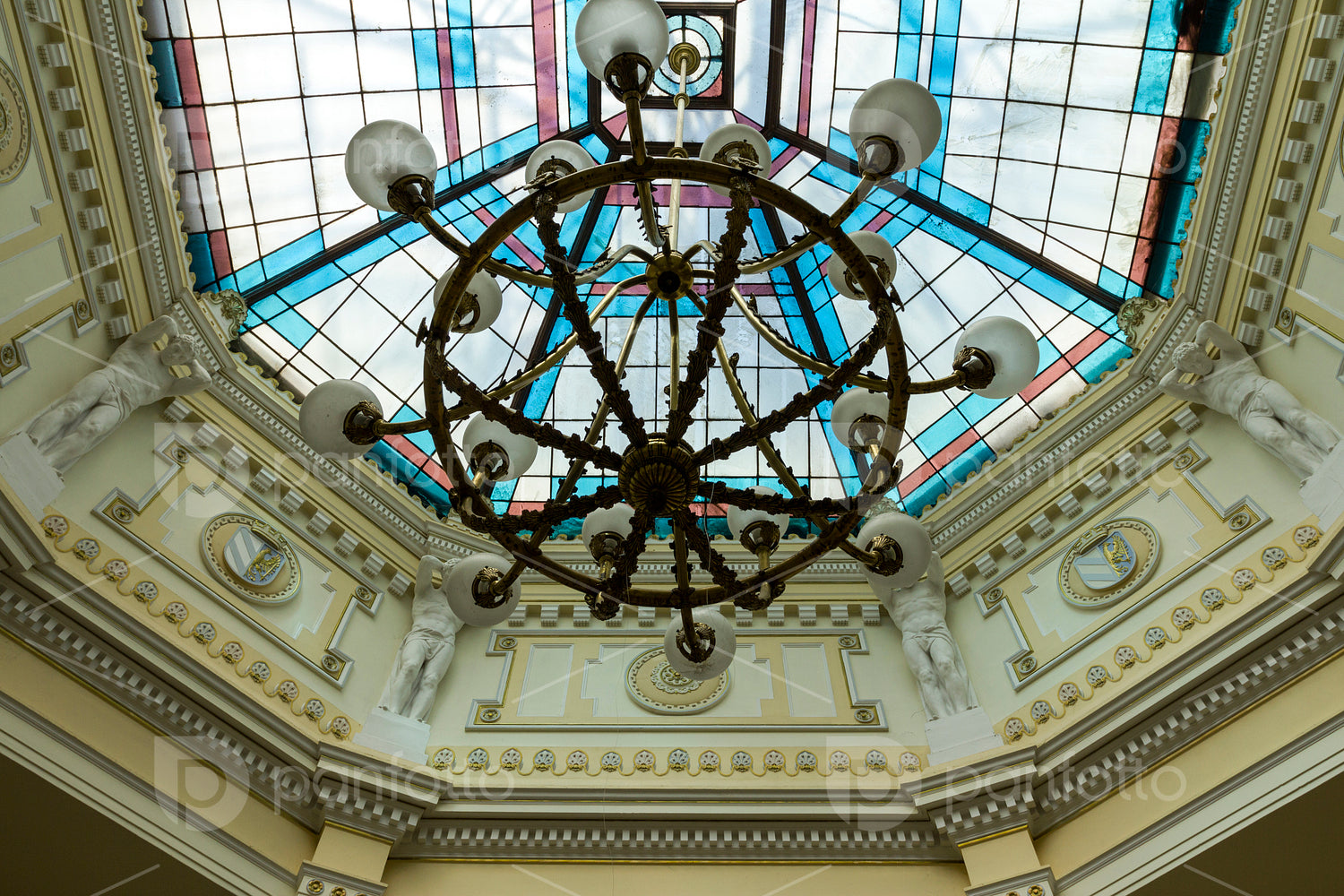 Glass roof of a museum