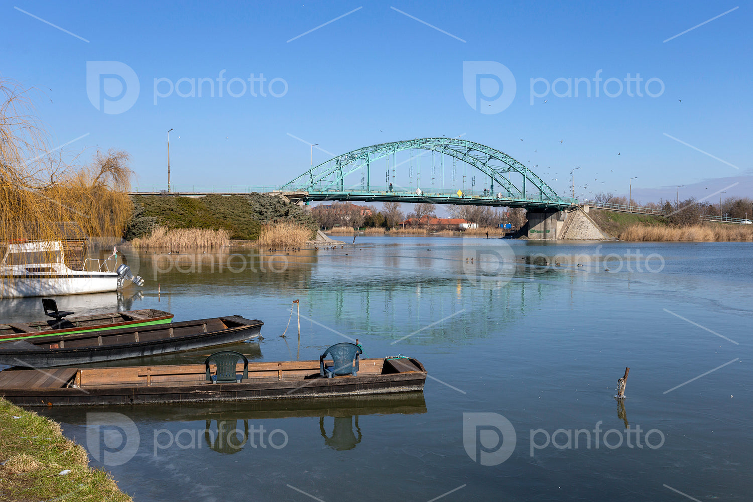 The Árpád bridge in Ráckeve