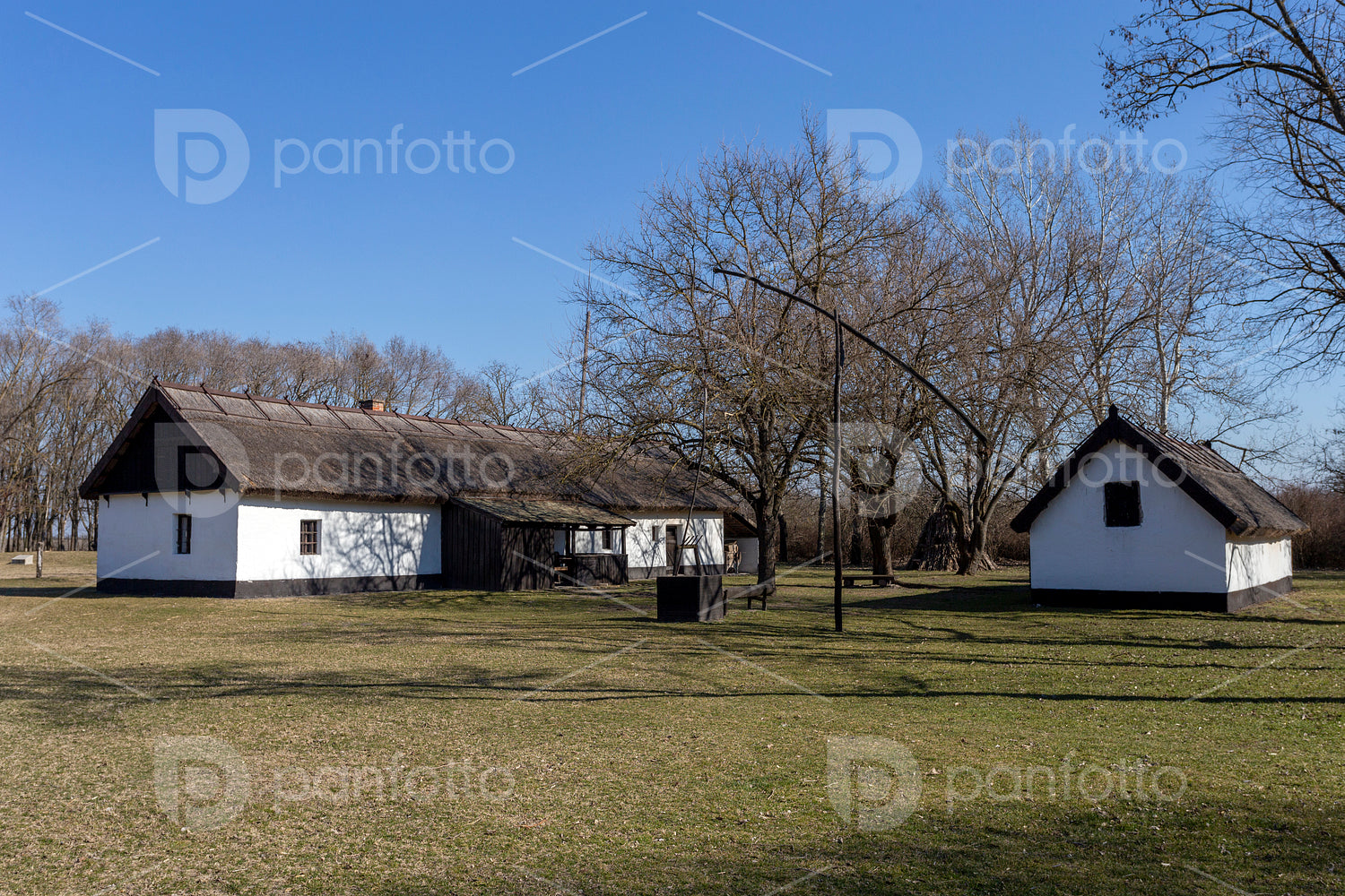 Traditional hungarian cottage house