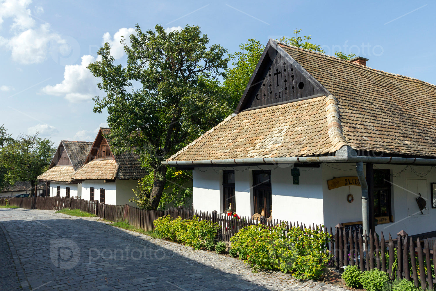 Village houses in Holloko