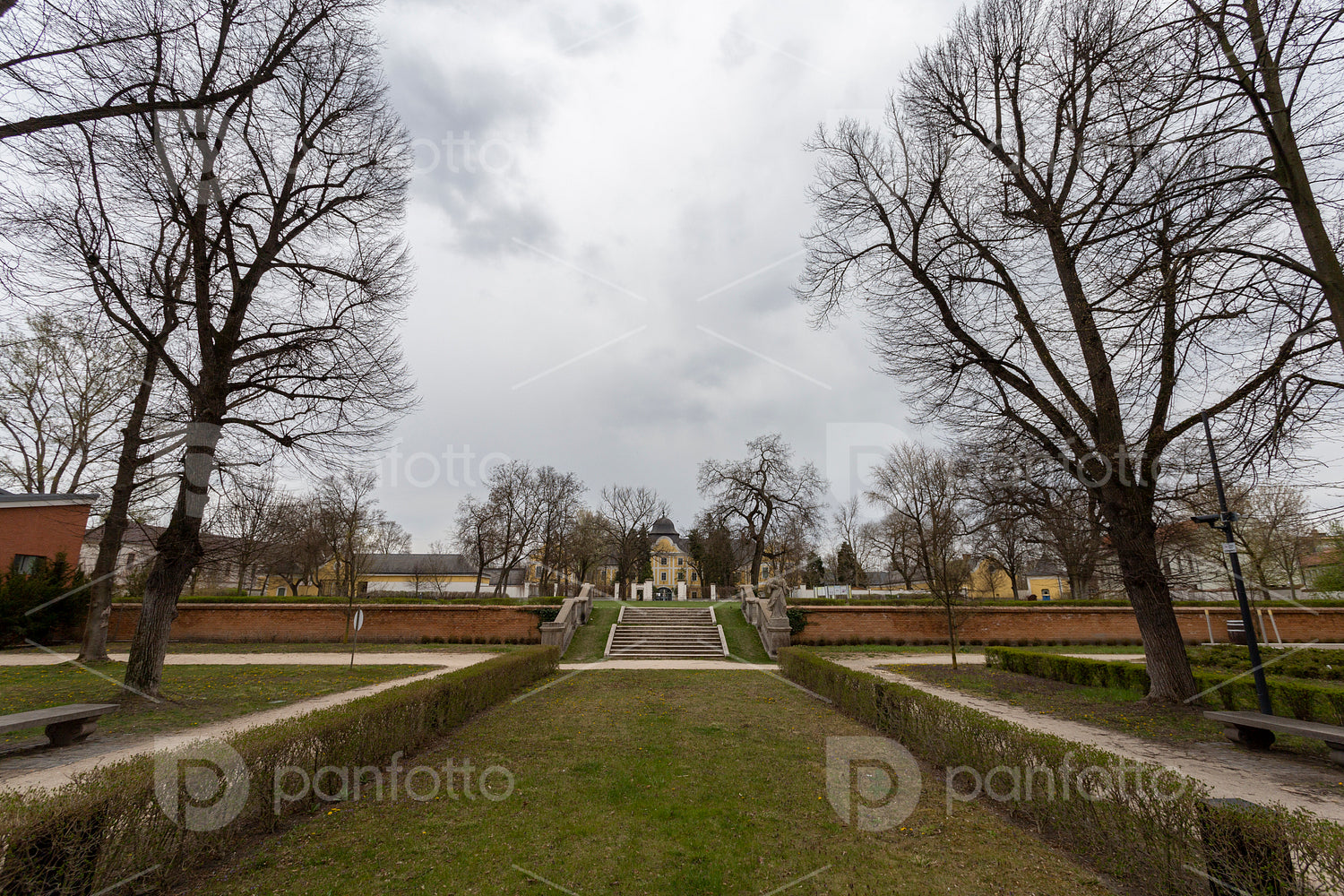 The garden of the Grassalkovich Palace in Hatvan
