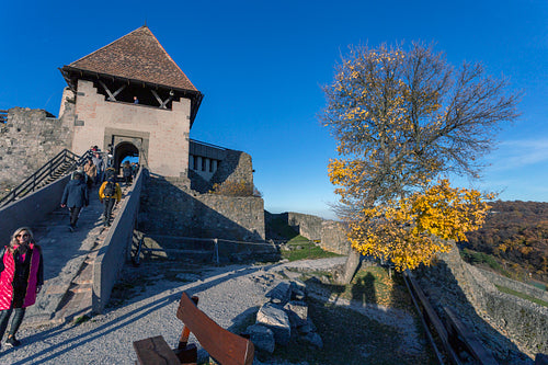 The Citadel castle of Visegrád