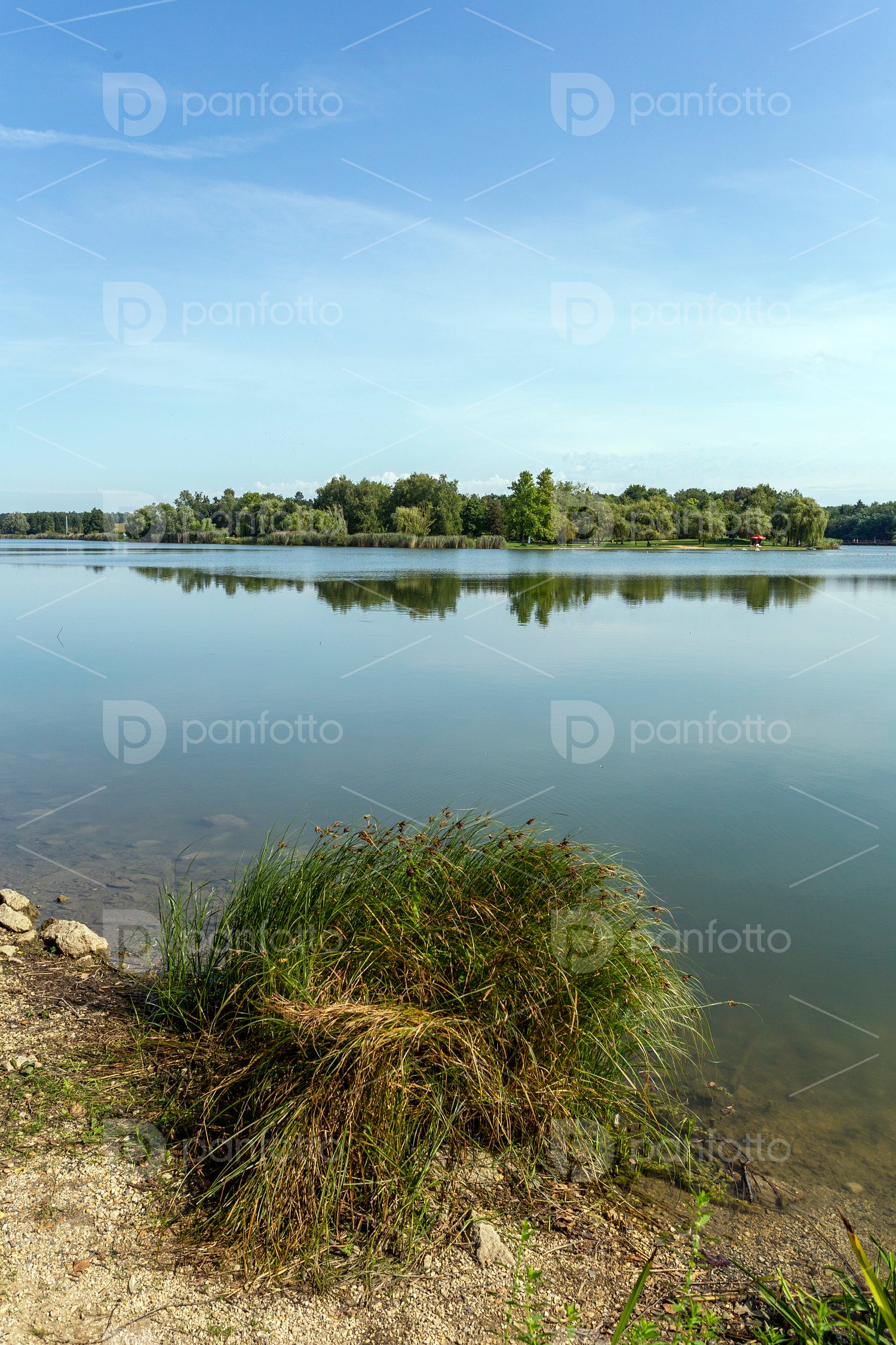 The Gébárti-tó in Zalaegerszeg