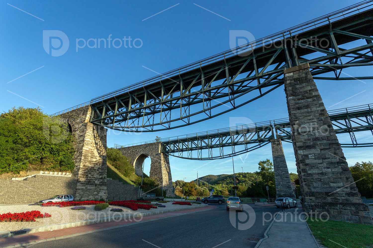 Railway viaduct in Biatorbágy, Hungary