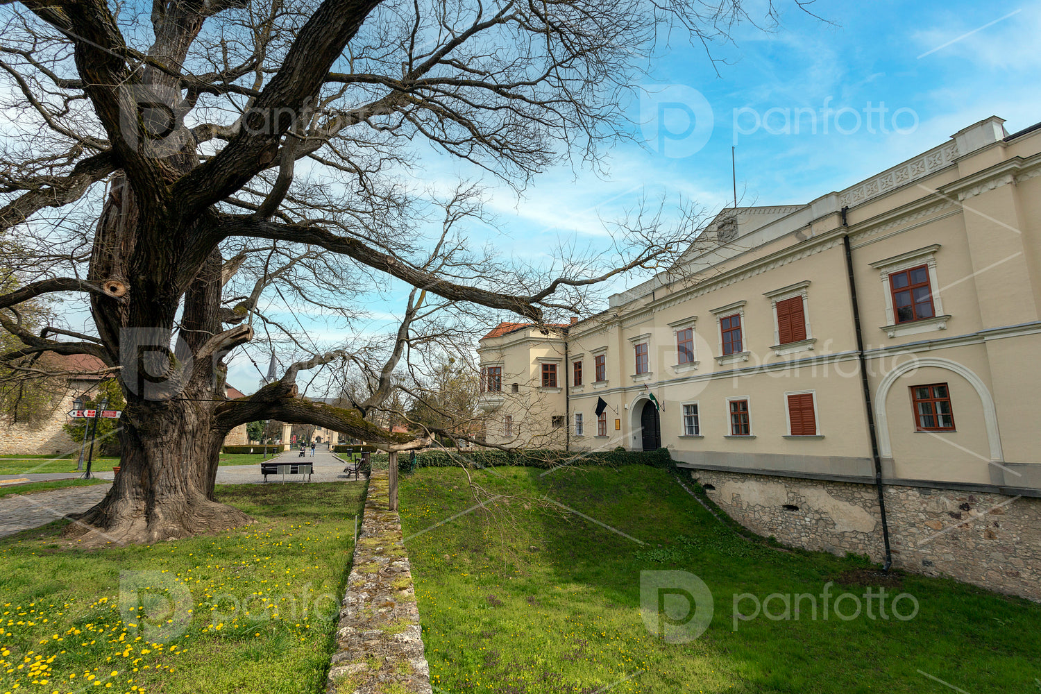 Entrance of the Castle of Sárospatak